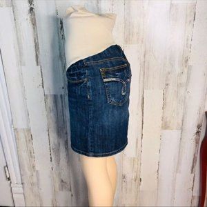 Lexi maternity denim jean skirt small